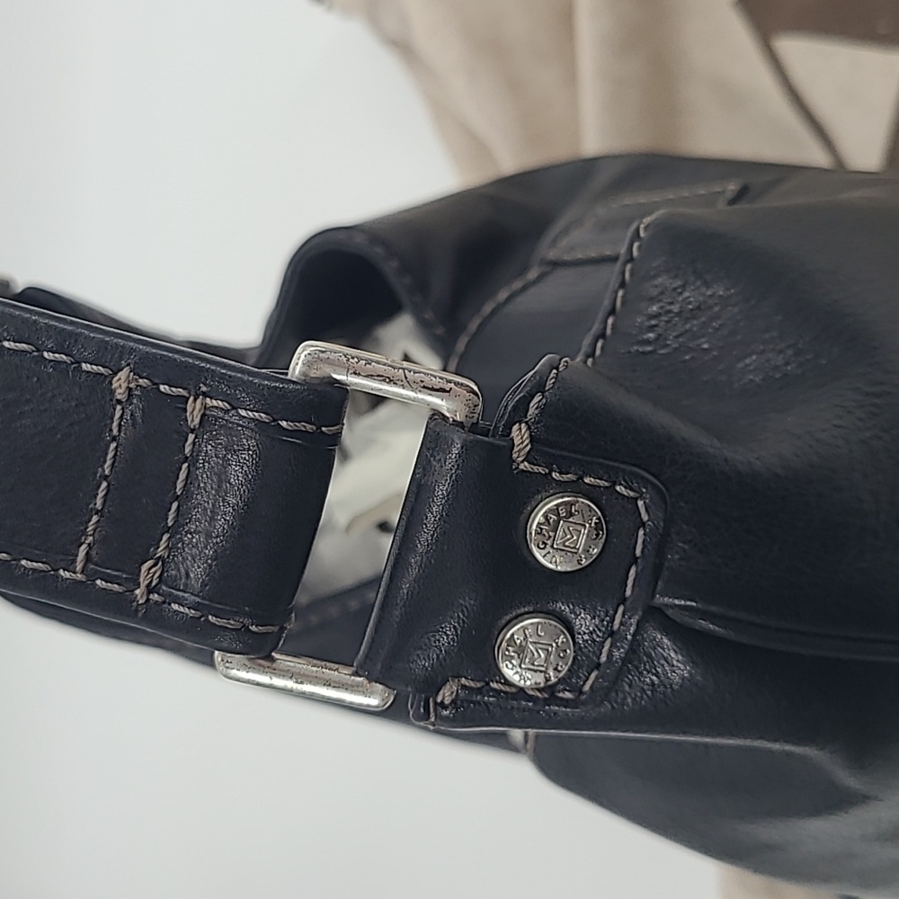 Vintage MICHAEL Michael Kors black leather tote bag - Picture 8 of 13